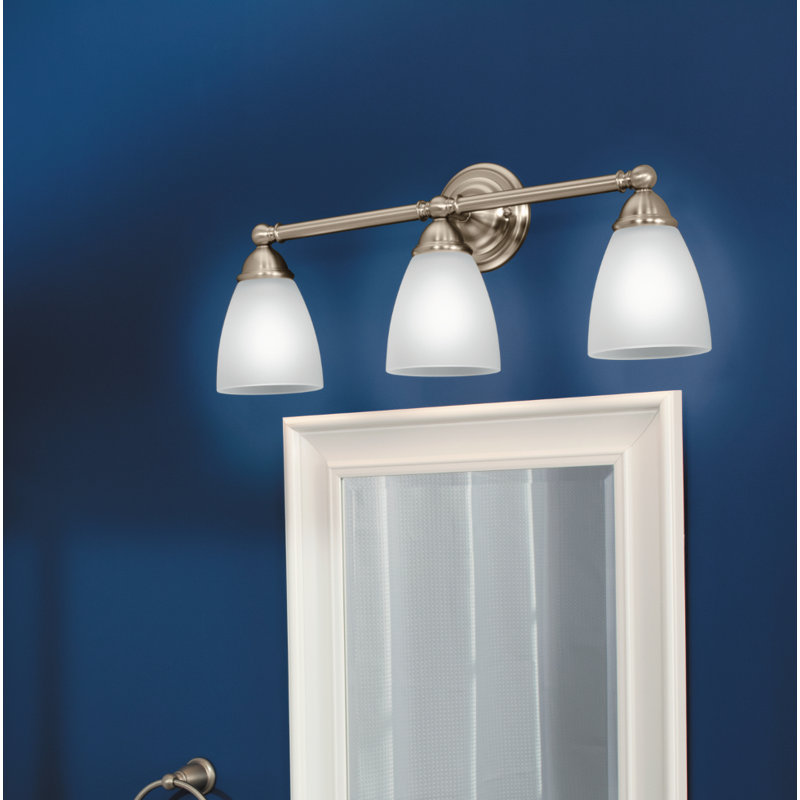 Brantford 3-Light Vanity Light, Brushed Nickel