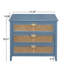 Commode 3 tiroirs en rotin