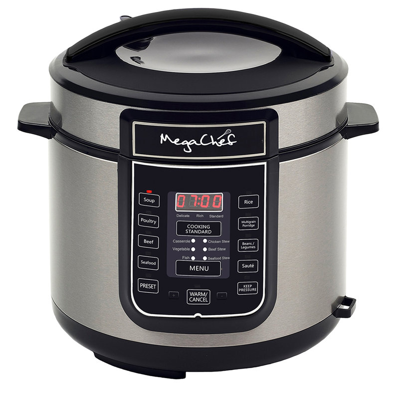 Mega Chef 6-Qt. Digital Pressure Cooker