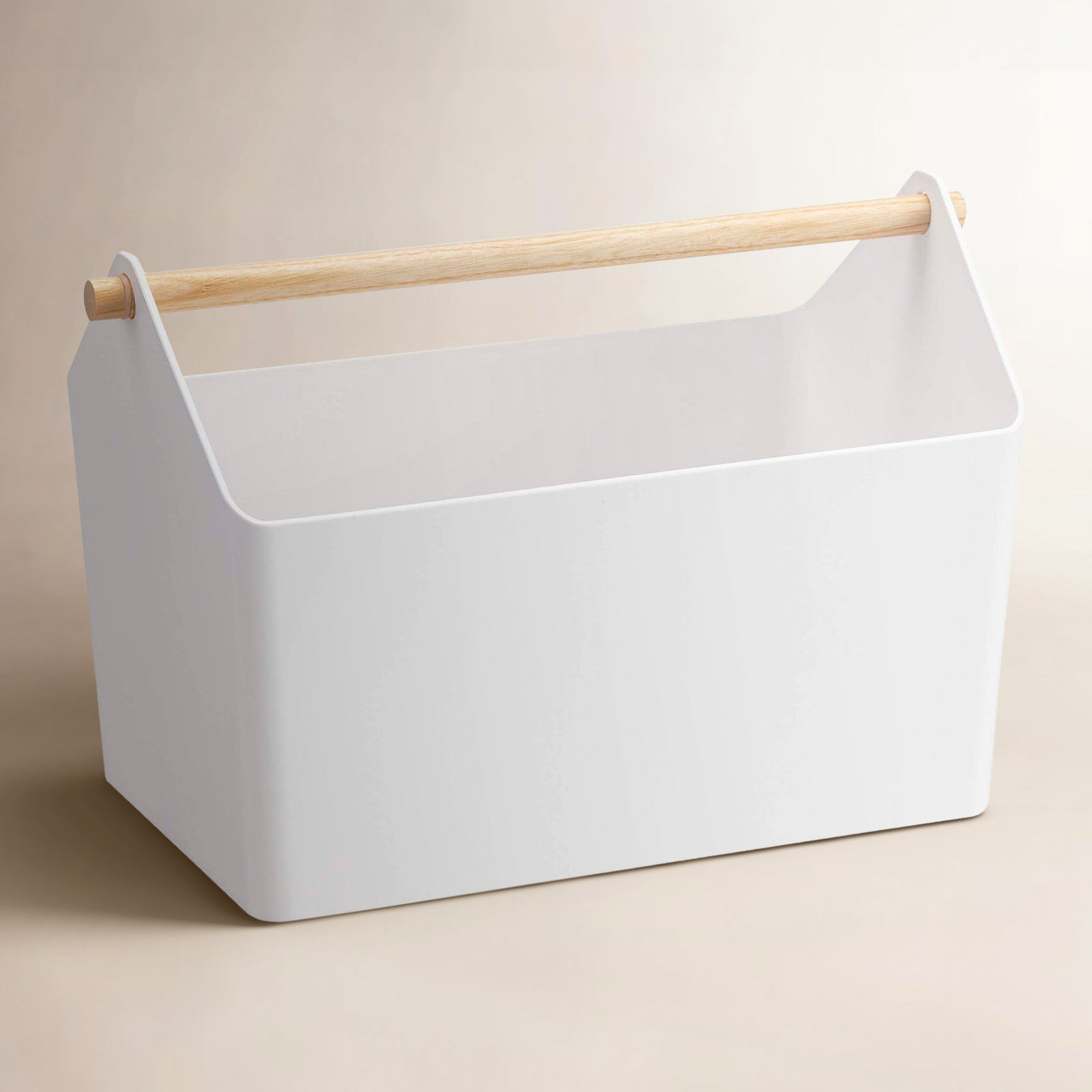 Storage Organizer Bin, White