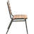 Lorell Premium All-Weather Wicker Outdoor Dining Side Chair with Cushion-48417823
