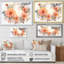 Coral Green Garden Dahlia Palette sur toile-396311737-396311734