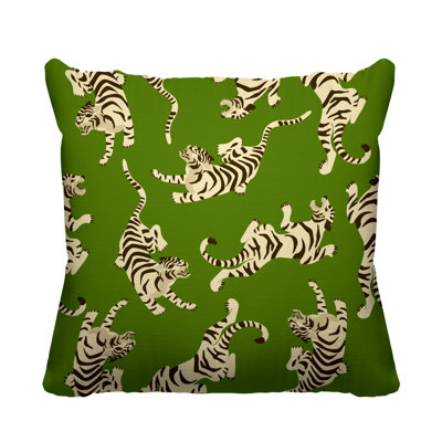 Coussin décoratif intérieur / extérieur Tigger Boho Tiger