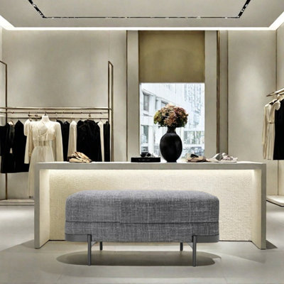 Banc en coton et lin
