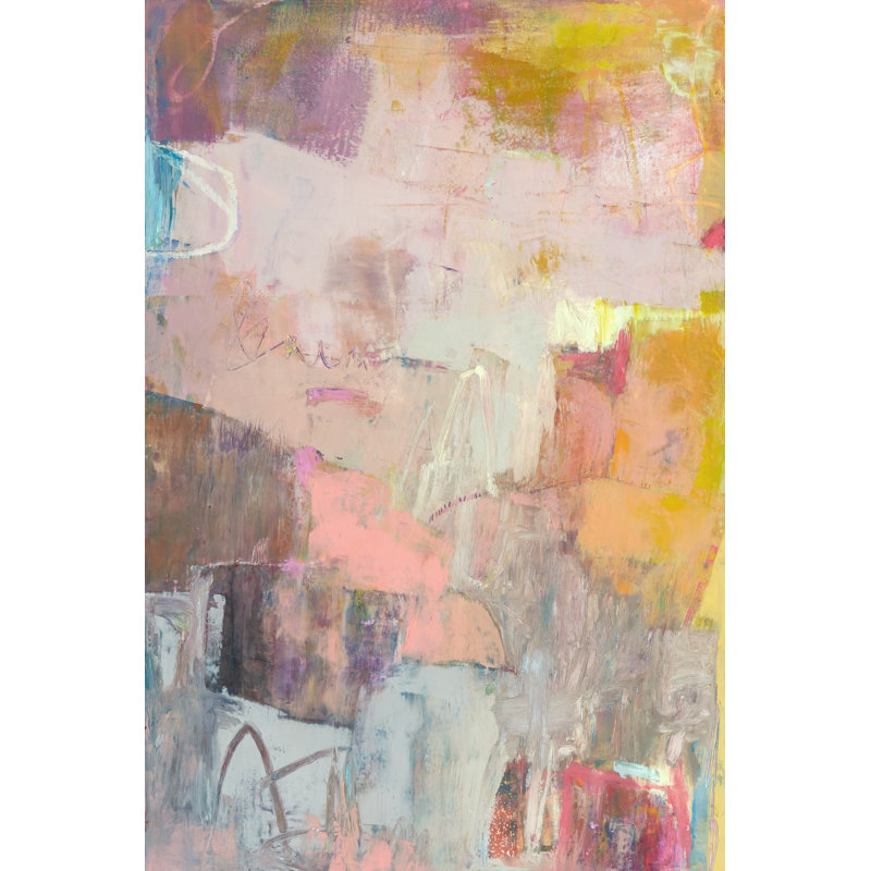 Lann II - Painting on Canvas, Wrapped Canvas, 46 cm H x 30 cm W