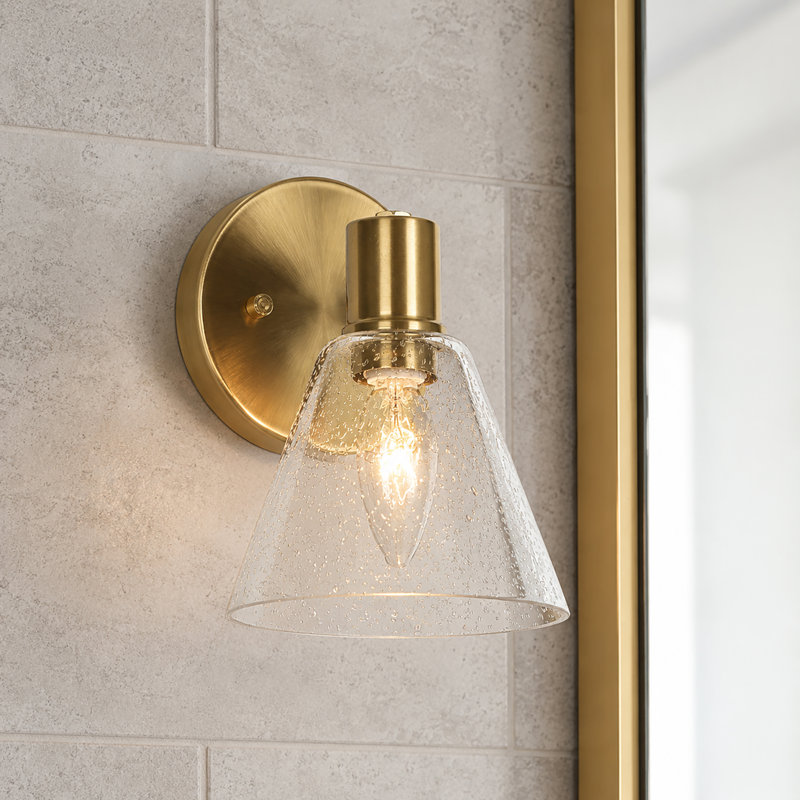 Applique murale 1 lumière Glam Gold