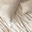 Literie 3 pièces en velours matelassé à losanges, couleur champagne, taille Twin/Twin XL