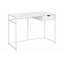 Bureau d'ordinateur, bureau personnel, ordinateur portable, tiroir de rangement, travail, contemporain, moderne