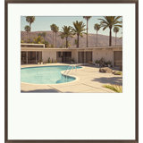Palm Springs Pool Print by Christopher Kennedy