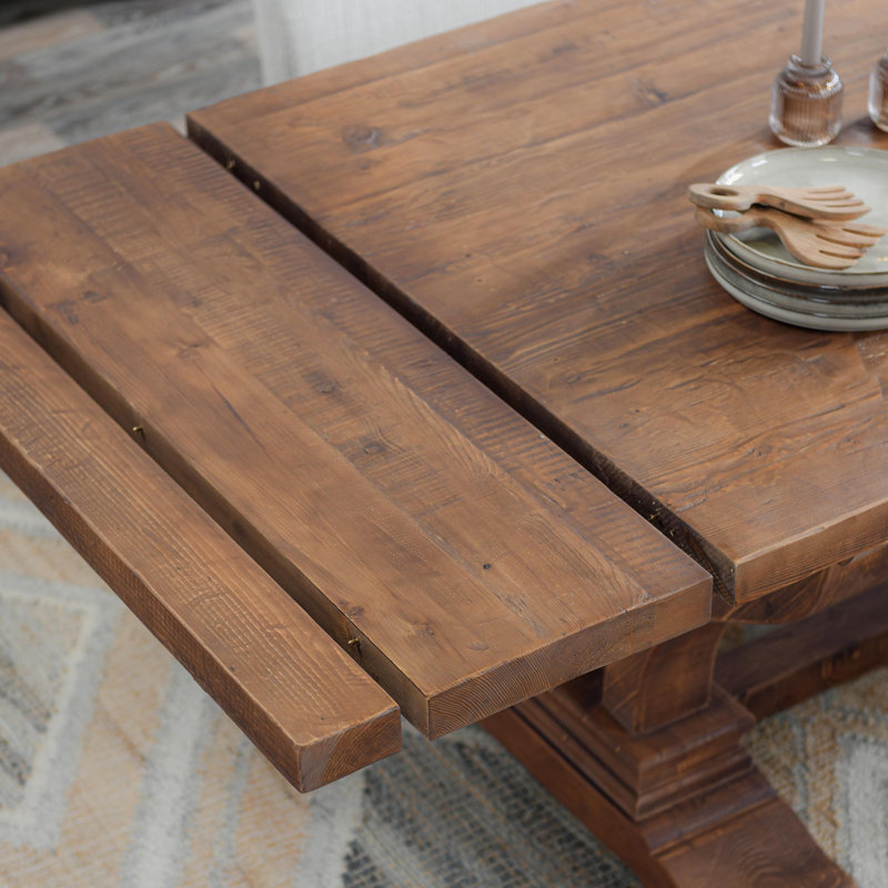 Albert Extendable Dining Table, Brown