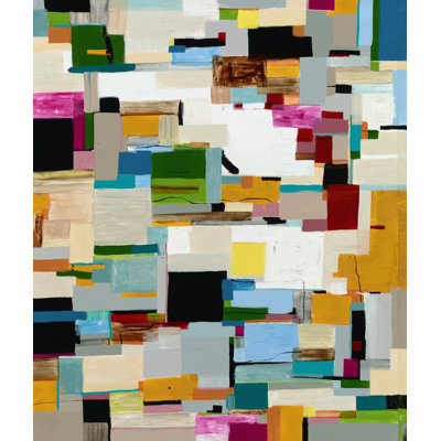«Color Quilt» par Barclay Butera, impression sur toile tendue