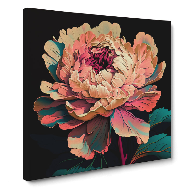 Peony Flower Pop - No Frame Print