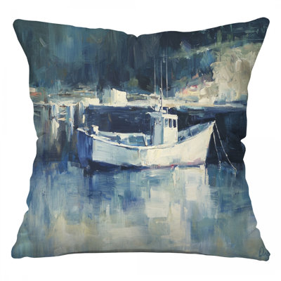Boat Throw Pillow, Maritime Twill Pillows