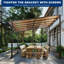 Pergola murale robuste - Conception peu encombrante-114134378