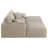 Bodhild 94.8" Feather-Filled Chenille Upholstered Sleeper Sofa-1874233826