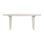 Celine 79-Inch Oval White Wash Dining Table