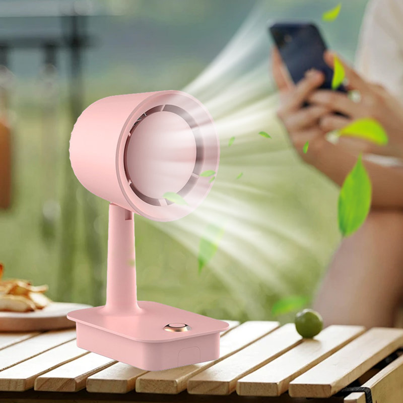 Ventilateur de bureau kbndieu, Pink