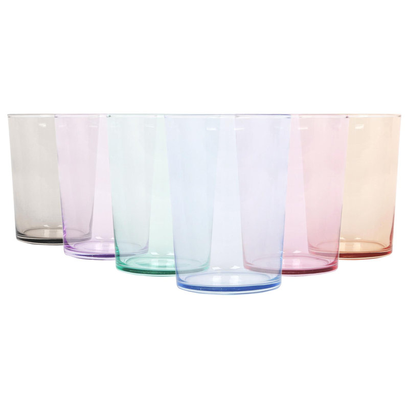 LAV Bodega Coloured Highball Glasses - 520ml, Pack of 6