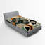 Drap-housse Ambesonne Monstera_ Boho Mid-Century abstrait_ Sépia persistant crépuscule-95977320