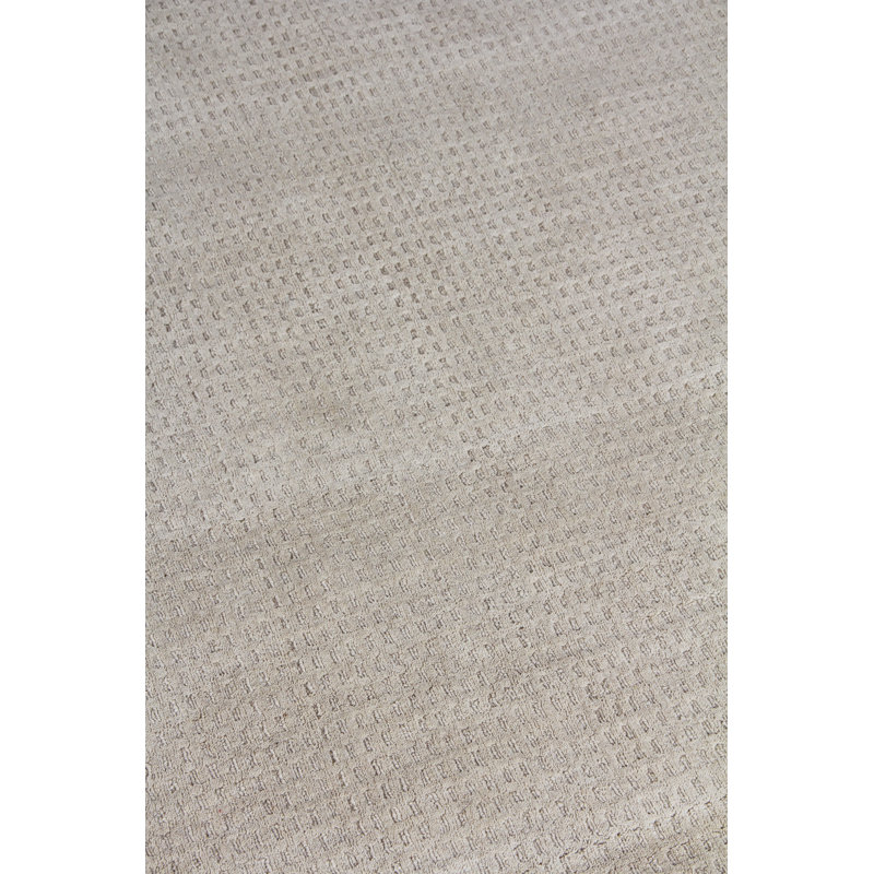New Zealand Wool Geometric Area Rug, Rectangle 6' x 9'