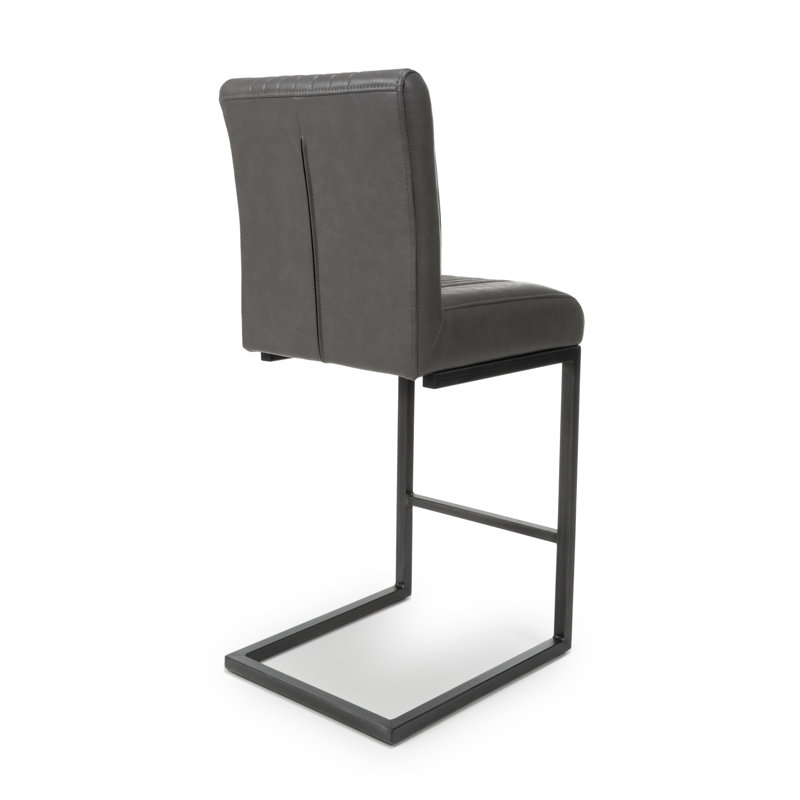 Hinde Upholstered Counter Stool with Metal Frame