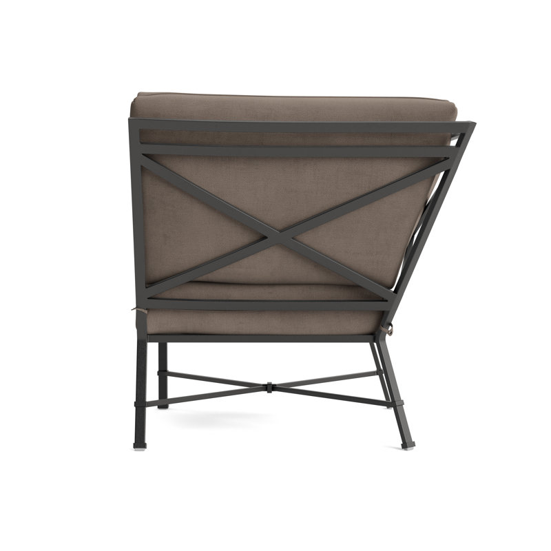 Venetian Outdoor Patio Sectional, Fusion Dove, Textured Pewter