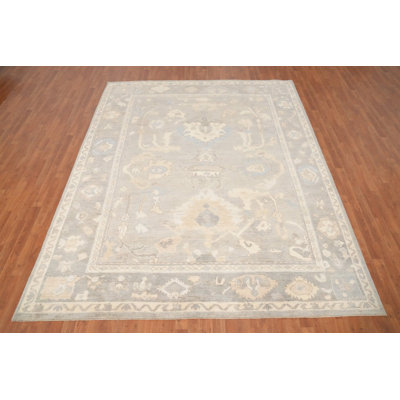 Vegetable Dye Oushak Wool Area Rug 8x10