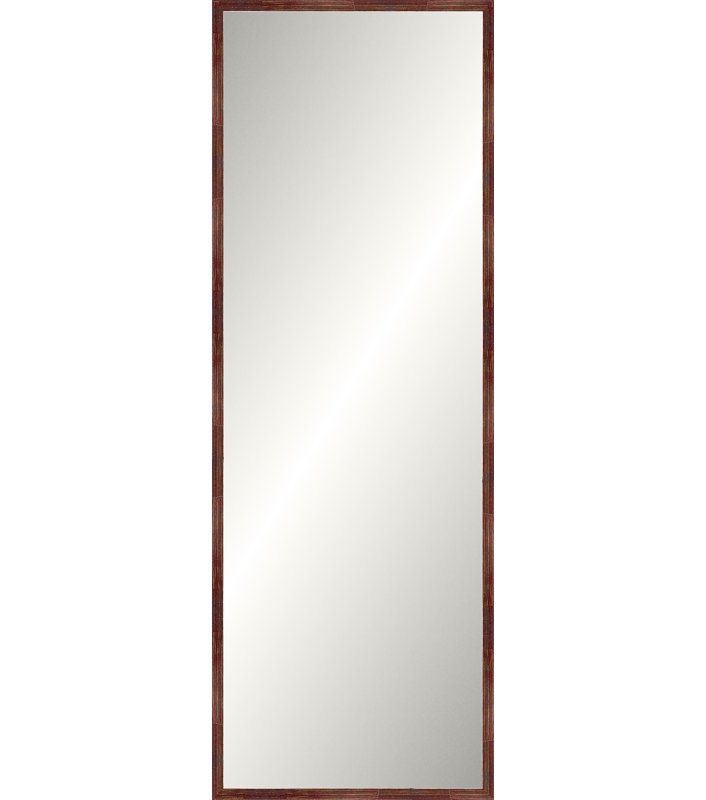 Merlot Modern Luxe Mirror, Slim Leaner