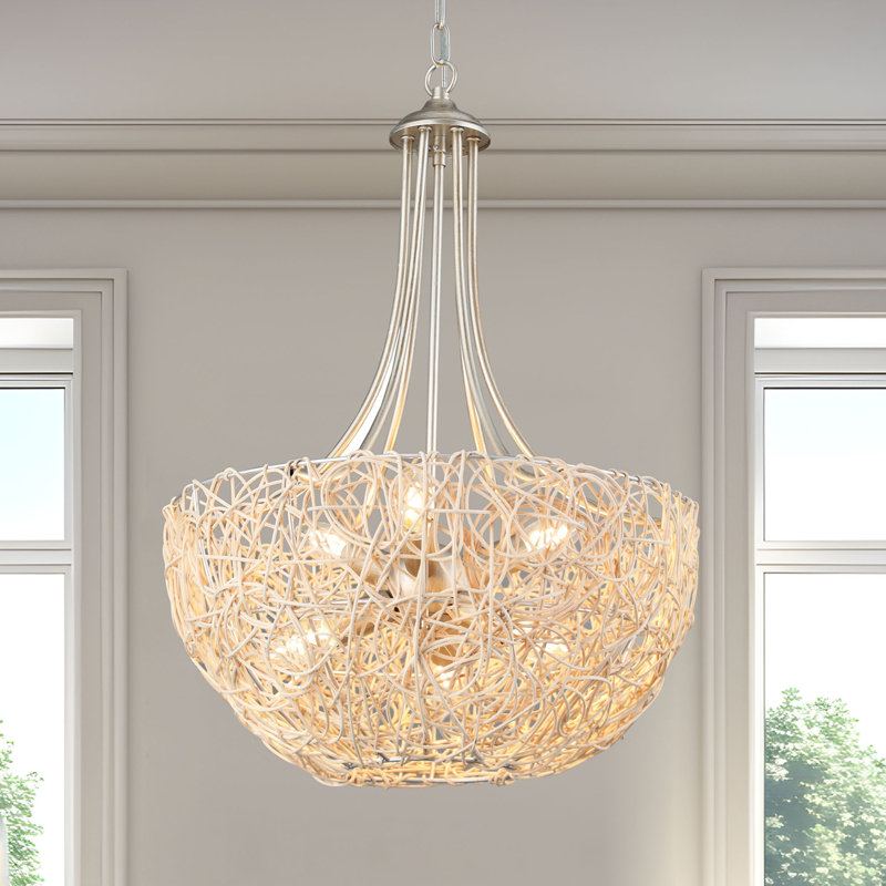 Tendria 6 - Light Dimmable Empire Chandelier