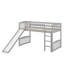 Lit mezzanine simple avec glissoire et échelle