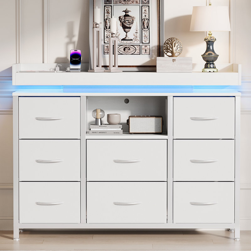 Rectangle Accent Chest, White