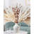 Large Ceramic Flower Vase With Eroded Texture, Rustic Farmhouse Centerpiece, Boho Decorative Stoneware Jar With Handle, Vintage Matte Finish For Home Décor-1428040106-1428040148