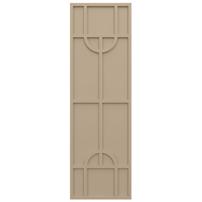 Volets de style moderne nordique EnduraCore Composite, L 12 po, Avec une couche d'apprêt, H 50 po
