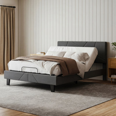 Base de lit réglable tout-en-un avec élévation de la tête et des pieds, capacité de 800 lb