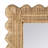 Lacie Rattan Rectangle Wall Mirror, Natural Brown-204003724