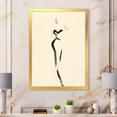 Fashion Woman Line Art " Fashion Woman Line Art " Painting Print