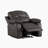 Manon 35.5" Transitional Faux Leather Reclining Chair with Tab Pull Reclining Motion & Metal Reinforced Seat