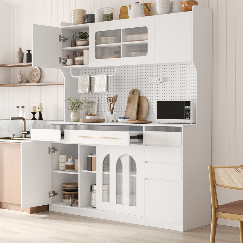 Garde-manger 74,8 po, Blanc