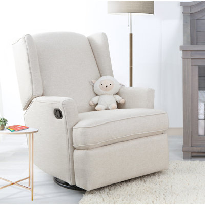 Heming Wingback Recliner Nursery Glider