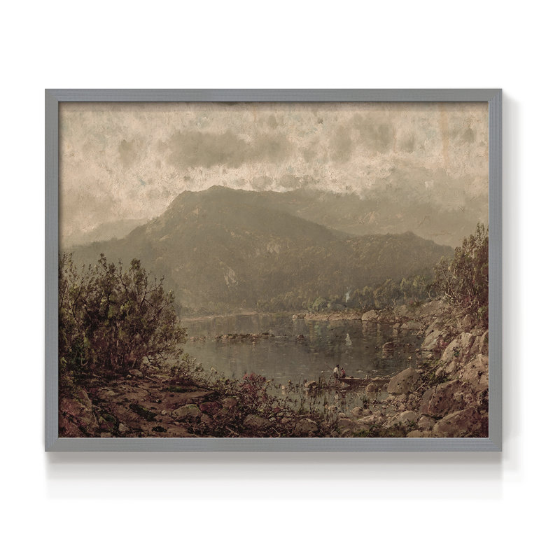 Paysages rétro-DC XXVII-impression encadrée - réaménageable, H 16 po x l 20 po