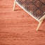 Hartzler Hand-Woven Flatweave Wool/Cotton Rust/Orange Area Rug-493998799