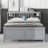 Platform Bed With Storage Headboard