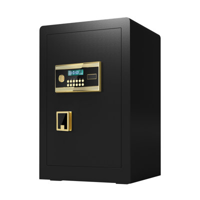 3.0 Cubic Feet Digital Security Safe - Large Electronic With Hidden Code Black , Waterproof For Multiple Scenarios Secure Inner Cabinet Heavy-Duty All Uses Private