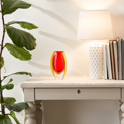Vase de table en verre Karolynn