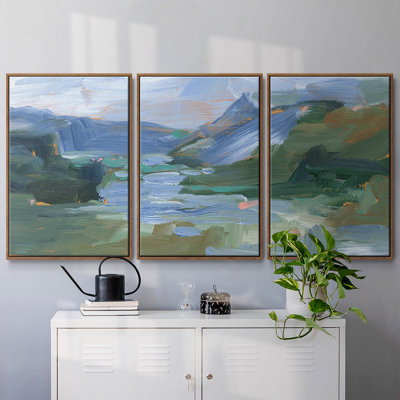 Painter's Composition Study VI, reproduction d'art encadrée sur toile 3 pièces