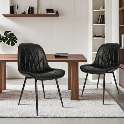 Ensemble de 2 chaises de salle à manger George Oliver