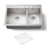 Vault™ 33" L x 22" W Dual Mount Kitchen Sink