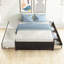 Lit double avec lit gigogne-629519174