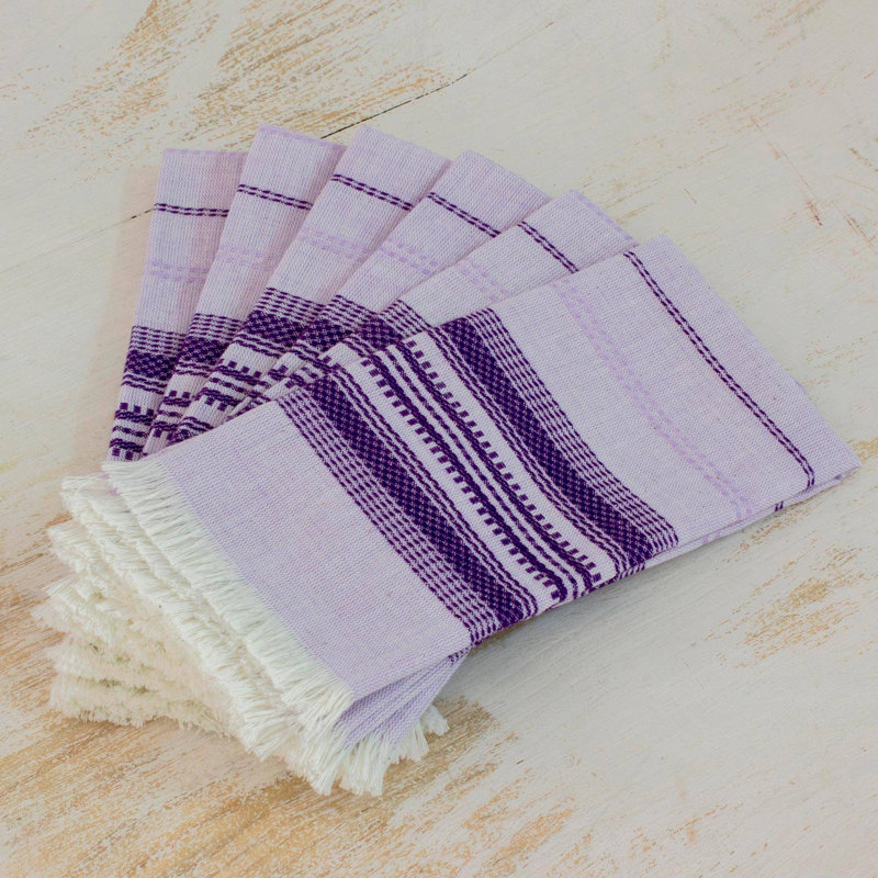 Cotton Striped Rectangle Napkin
