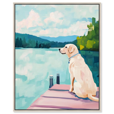 Impression côtière Dockside Companion par Art Remedy